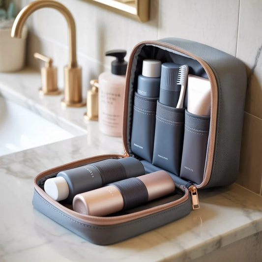La trousse de toilette capsule  la solution pour voyager léger sans sacrifier le confort