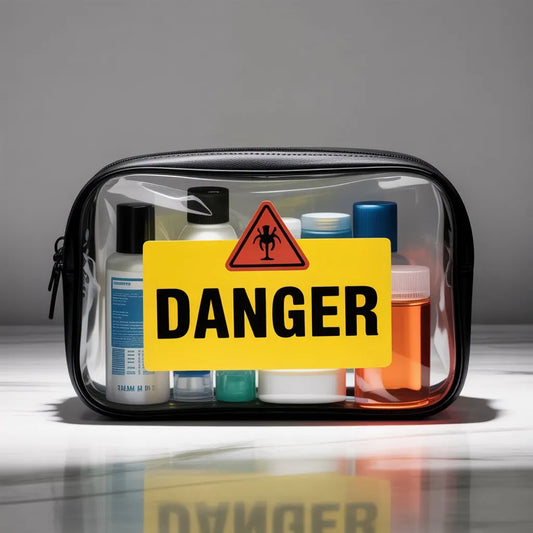 Trousse de toilette en plastique