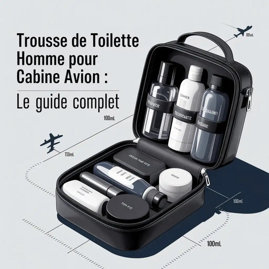 Trousse de toilette homme pour cabine avion  le guide complet