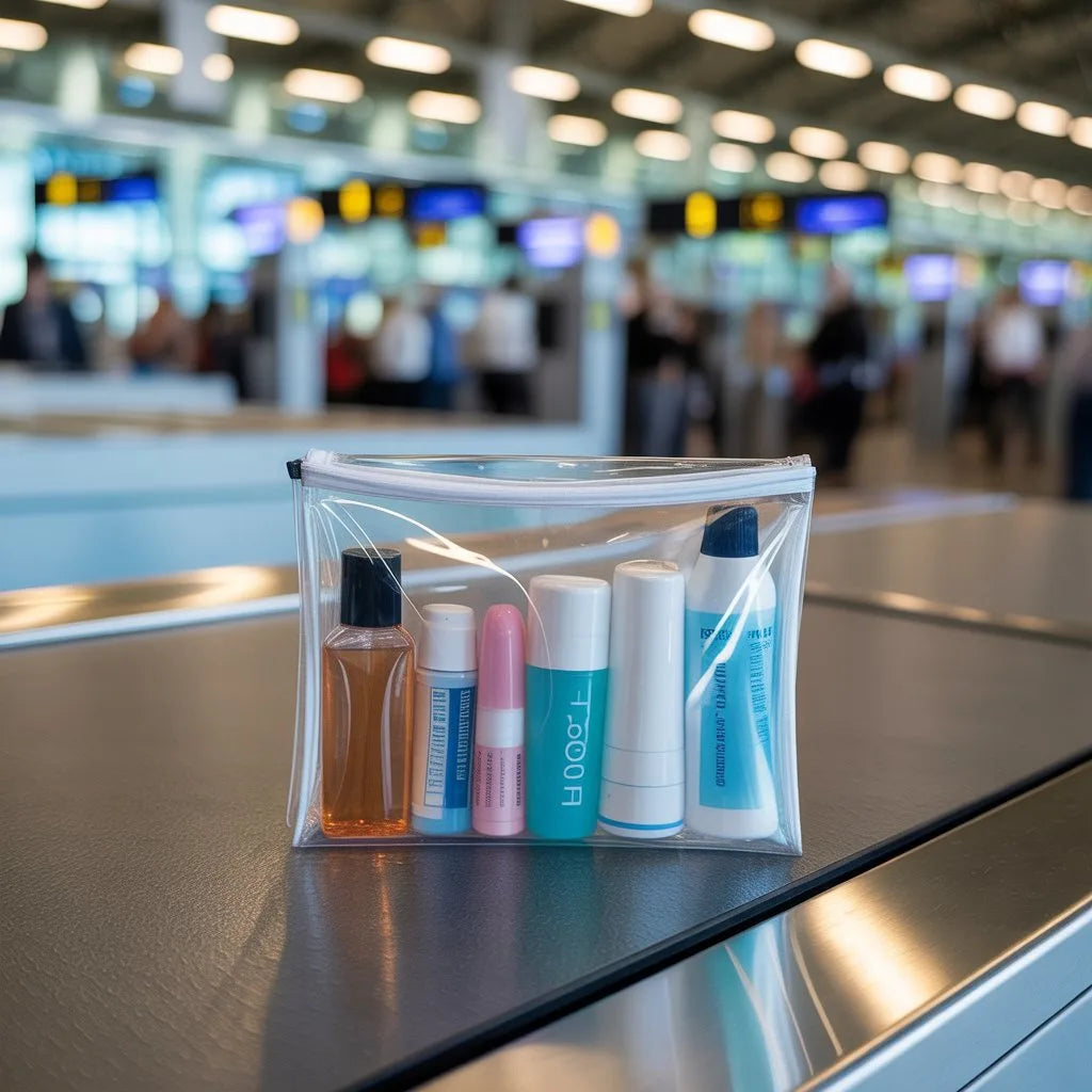 Trousse de toilette Transparente dans Aeroport