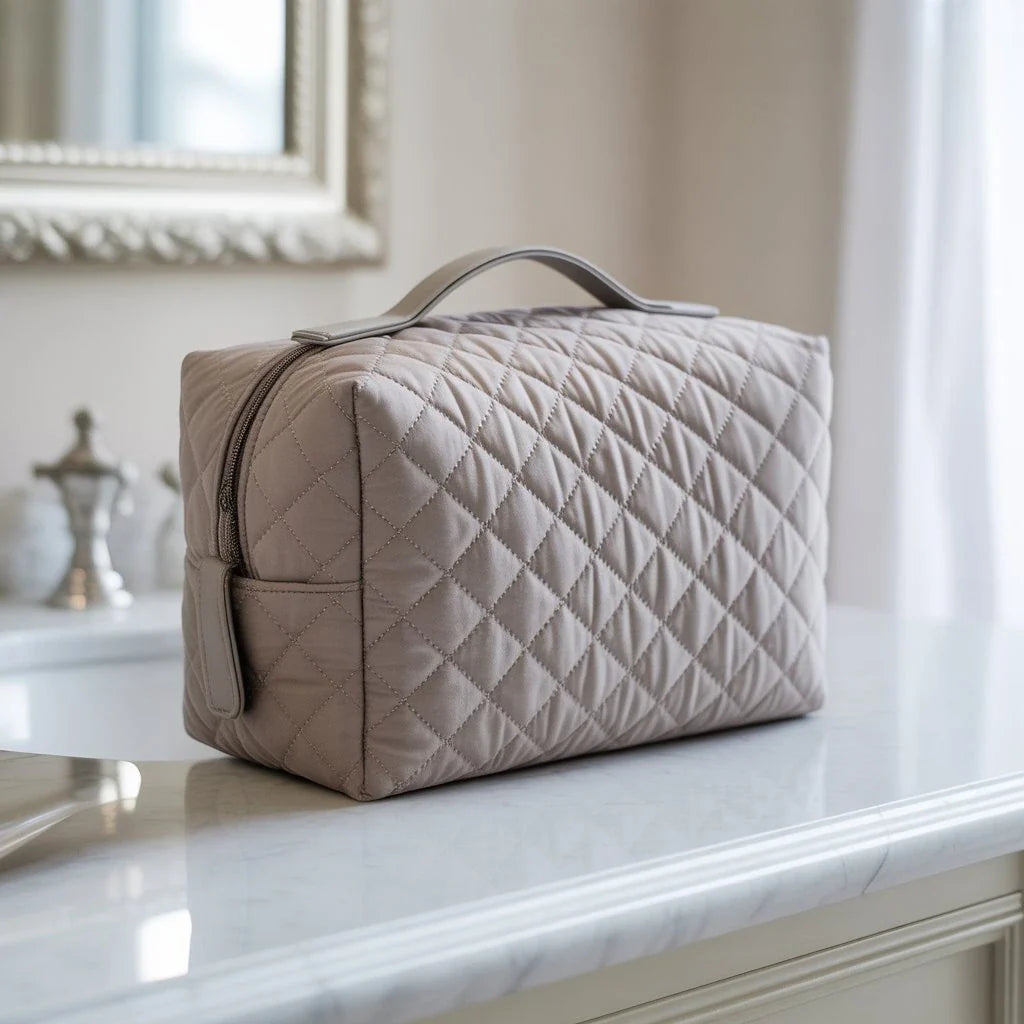 Trousse de toilette matelassee 