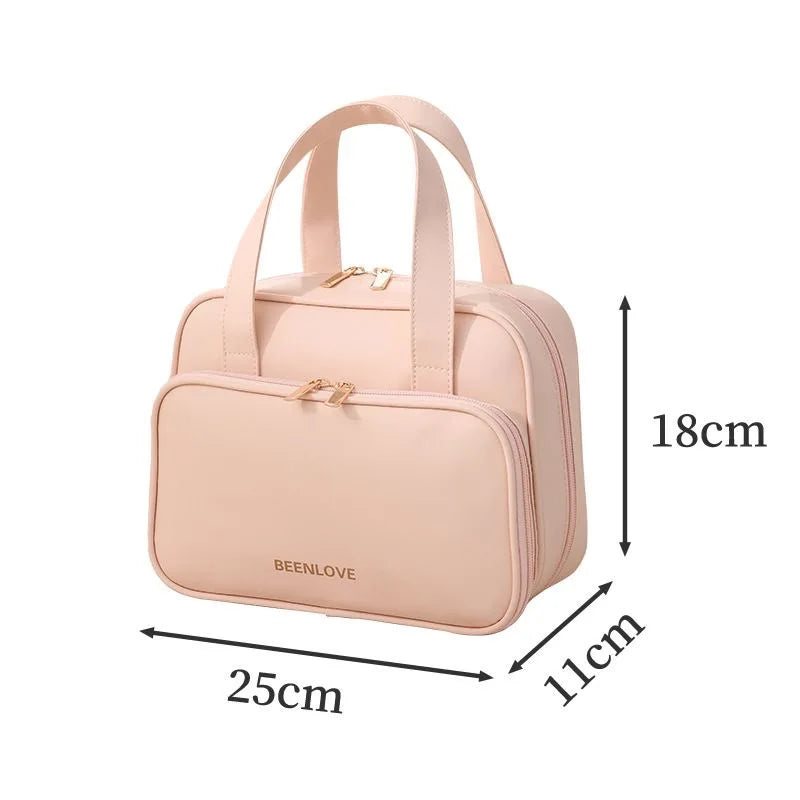 Trousse de Toilette Femme Voyage a Double Capacité rose