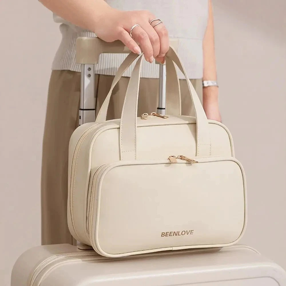 Trousse de Toilette Femme Voyage a Double Capacité valise