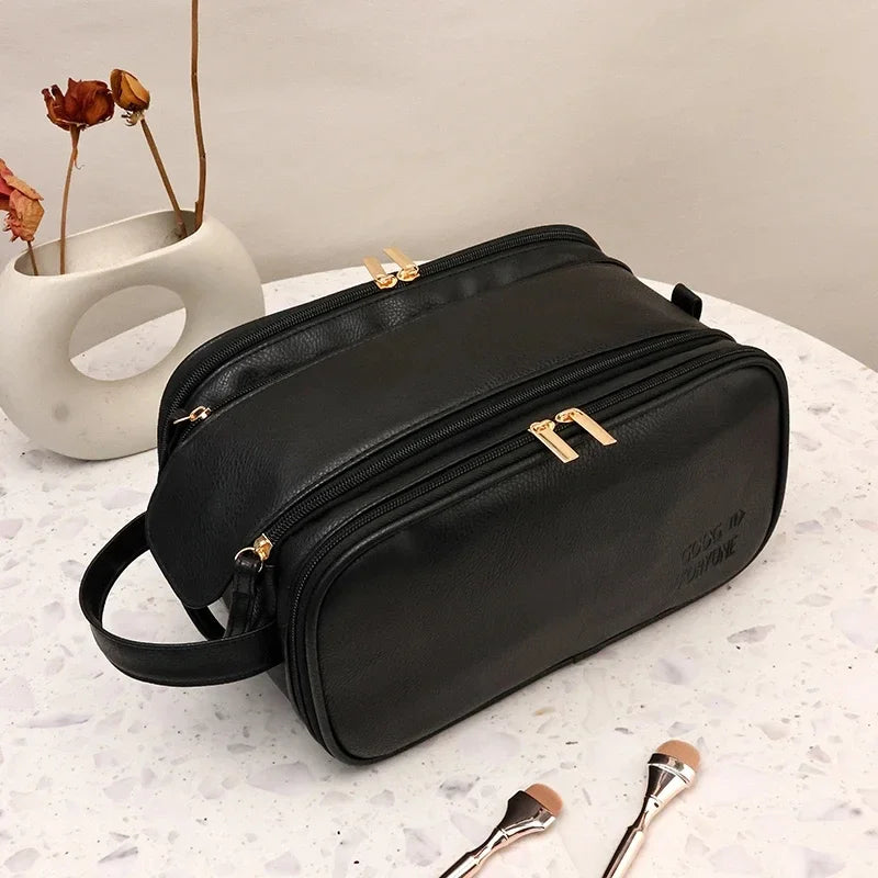trousse de toilette femme noir
